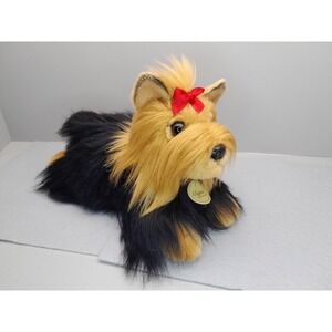 Aurora Miyoni Yorkshire Terrier Yorkie Plush 10" Realistic Dog Stuffed Animal
